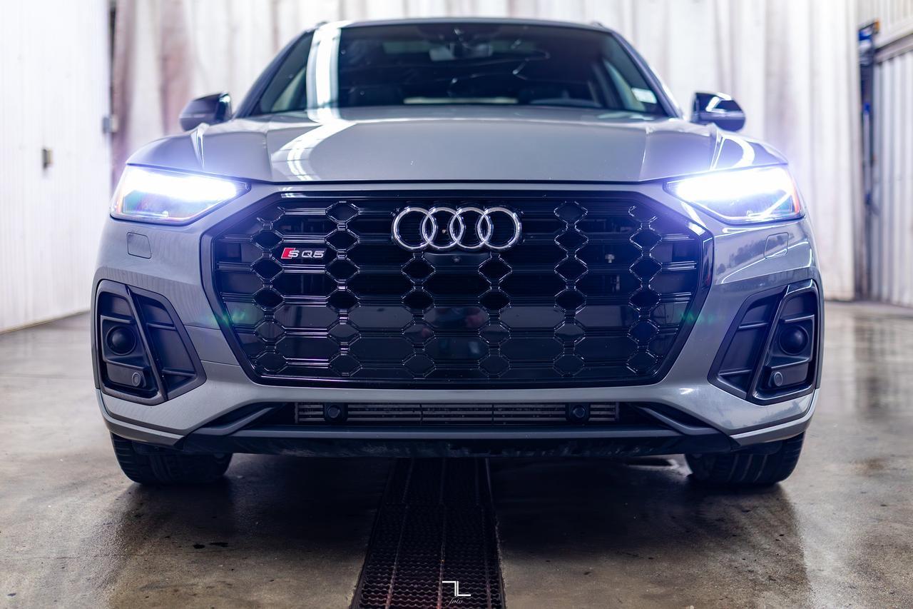 2023 Audi SQ5 Sportback Quattro Technik Black Optics Leather Roof Nav BCam Red Deer AB