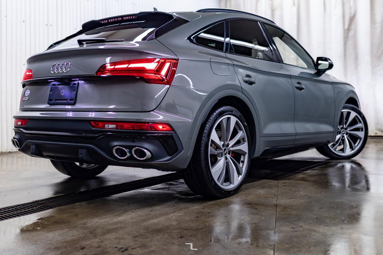 2023 Audi SQ5 Sportback Quattro Technik Black Optics Leather Roof Nav BCam Red Deer AB