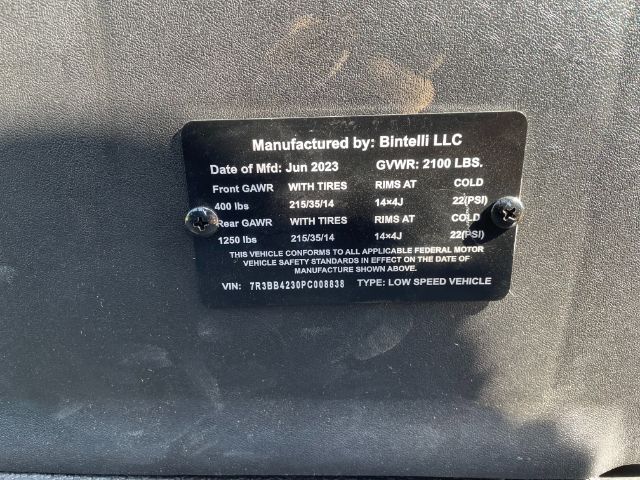 2023 BINTELLI BEYOND LIFTED 4 SEATER Monroe NC