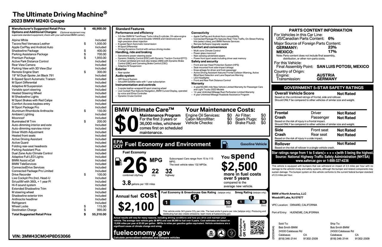 2023 BMW 2 Series M240i