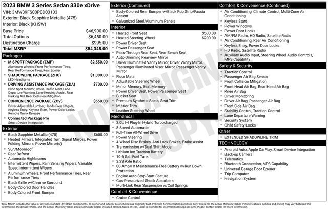 2023 BMW 3 Series 330e xDrive Raleigh NC