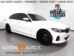 2023_BMW_3 Series 330i Sedan_*NAVIGATION, CURVED DISPLAY, SAFETY ALERTS, BACKUP-CAMERA, COLOR TOUCHSCREEN, MOONROOF, HEATED SEATS, REMOTE START, COMFORT ACCESS, 19 INCH ALLOYS, WIRELESS CHARGING, ANDROID & APPLE_ Round Rock TX