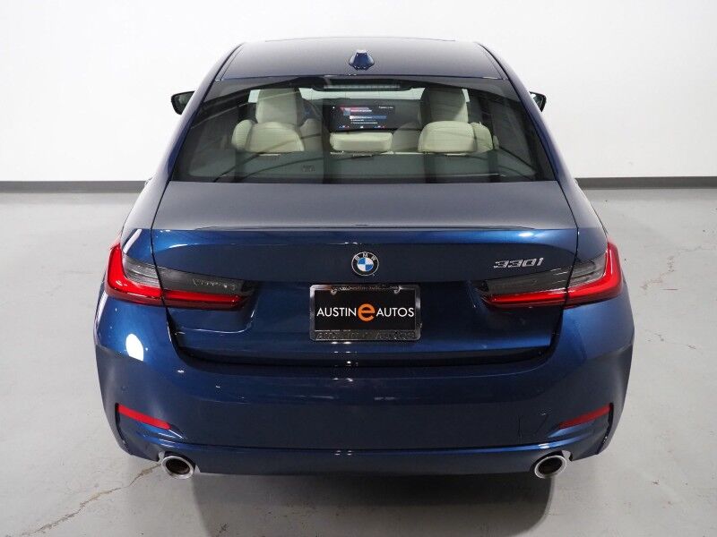 2023 BMW 3 Series 330i Sedan *NAVIGATION, CURVED DISPLAY, SAFETY ALERTS, PARK ASSIST PLUS, 360 VIEW CAMERAS, COLOR TOUCHSCREEN, MOONROOF, COMFORT ACCESS, 19 INCH WHEELS, ANDROID & APPLE Round Rock TX