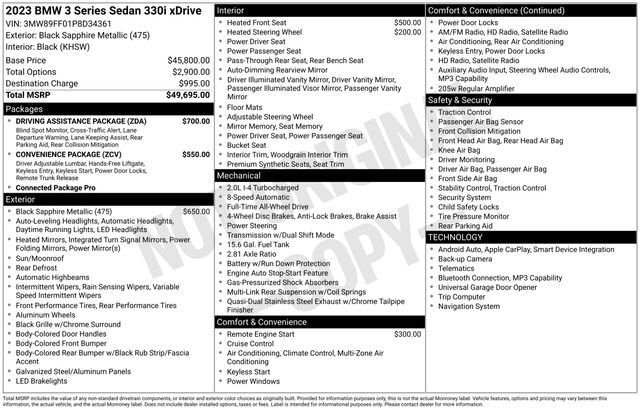 2023 BMW 3 Series 330i xDrive Raleigh NC