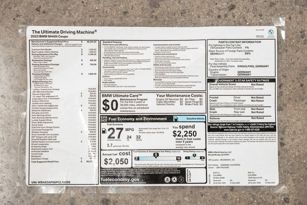 2023 BMW 4 Series M440i Ft Lauderdale FL