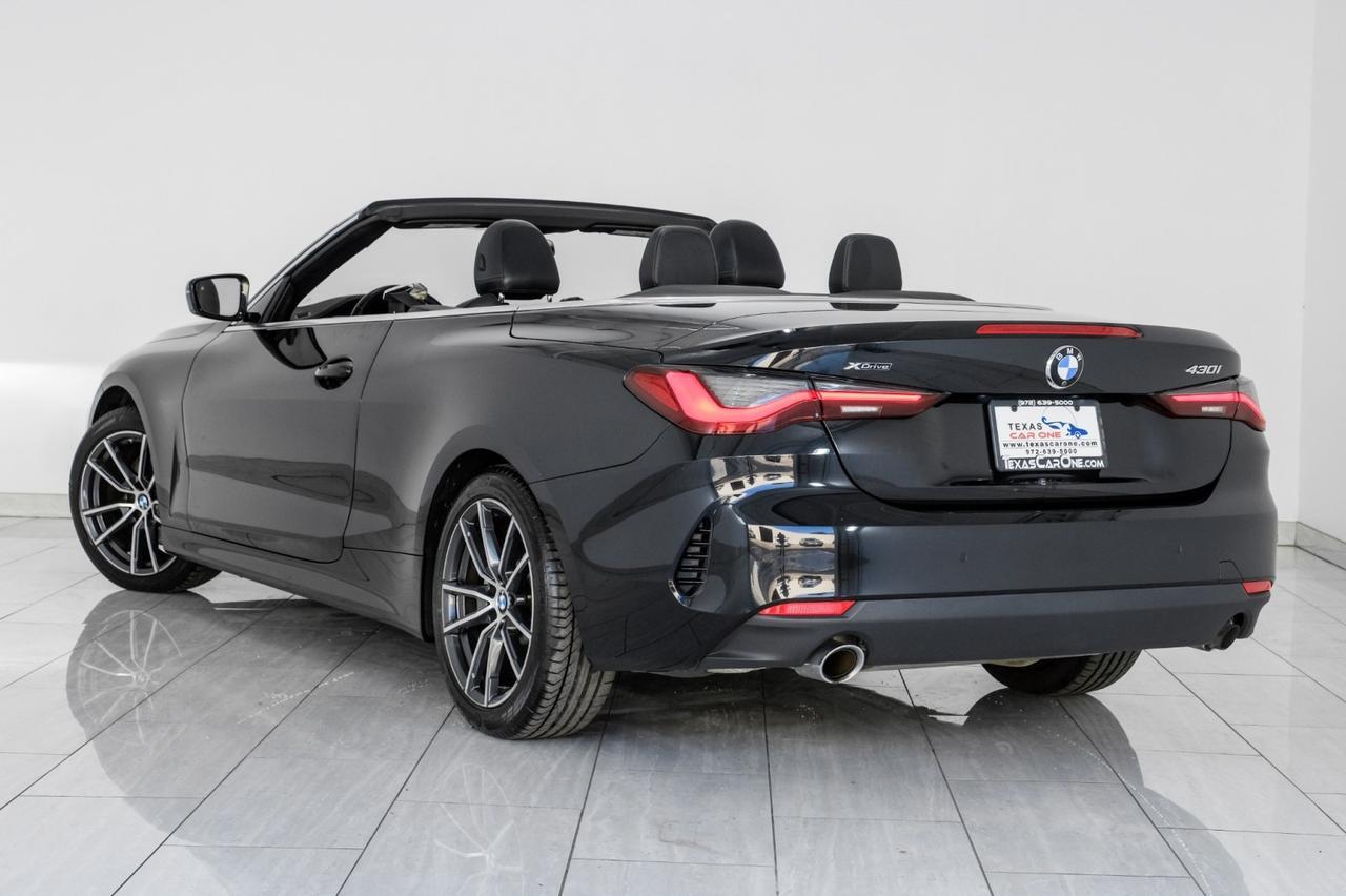 2023 BMW 430i xDrive Convertible AWD BLIND SPOT ASSIST LANE DEPARTURE WARNING NAVIGATION LEATHER HEATED SEATS Carrollton TX