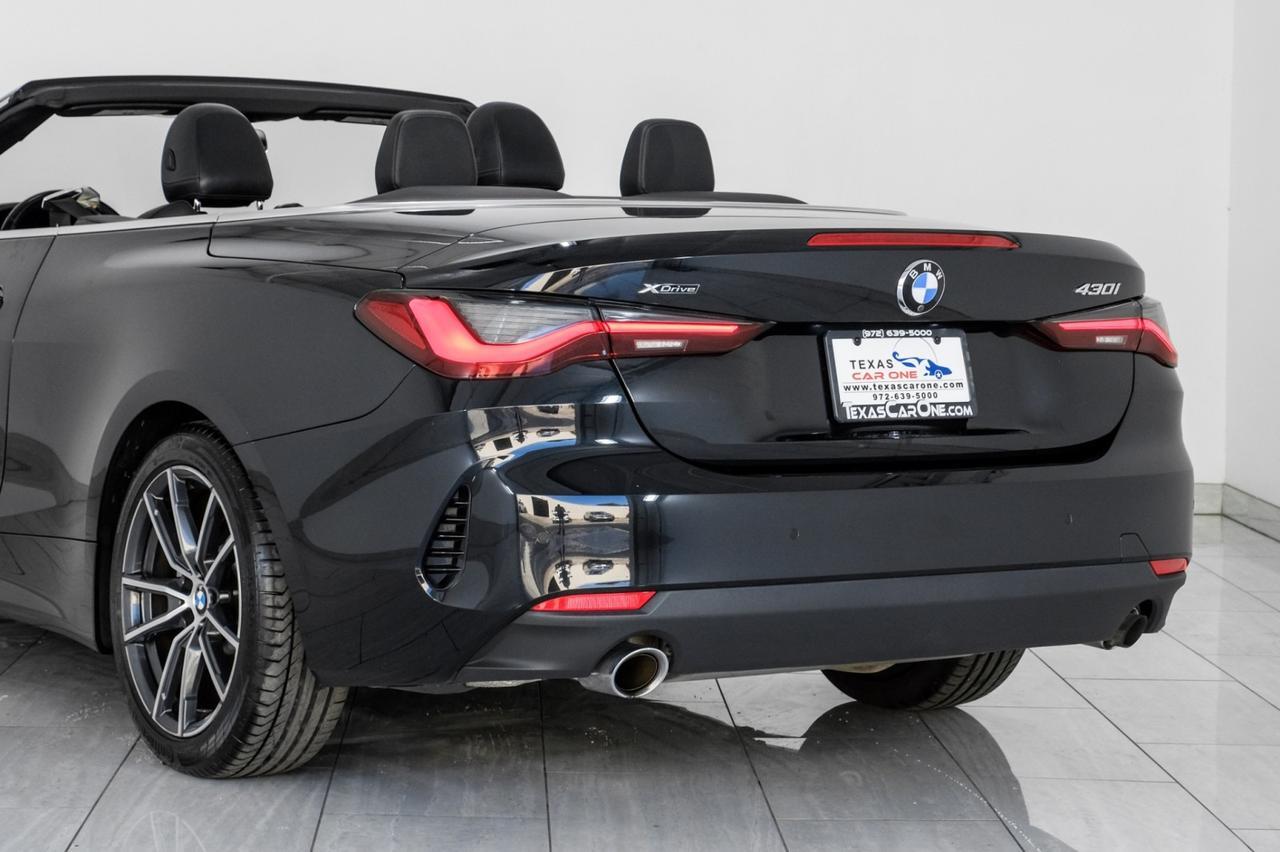 2023 BMW 430i xDrive Convertible AWD BLIND SPOT ASSIST LANE DEPARTURE WARNING NAVIGATION LEATHER HEATED SEATS Carrollton TX