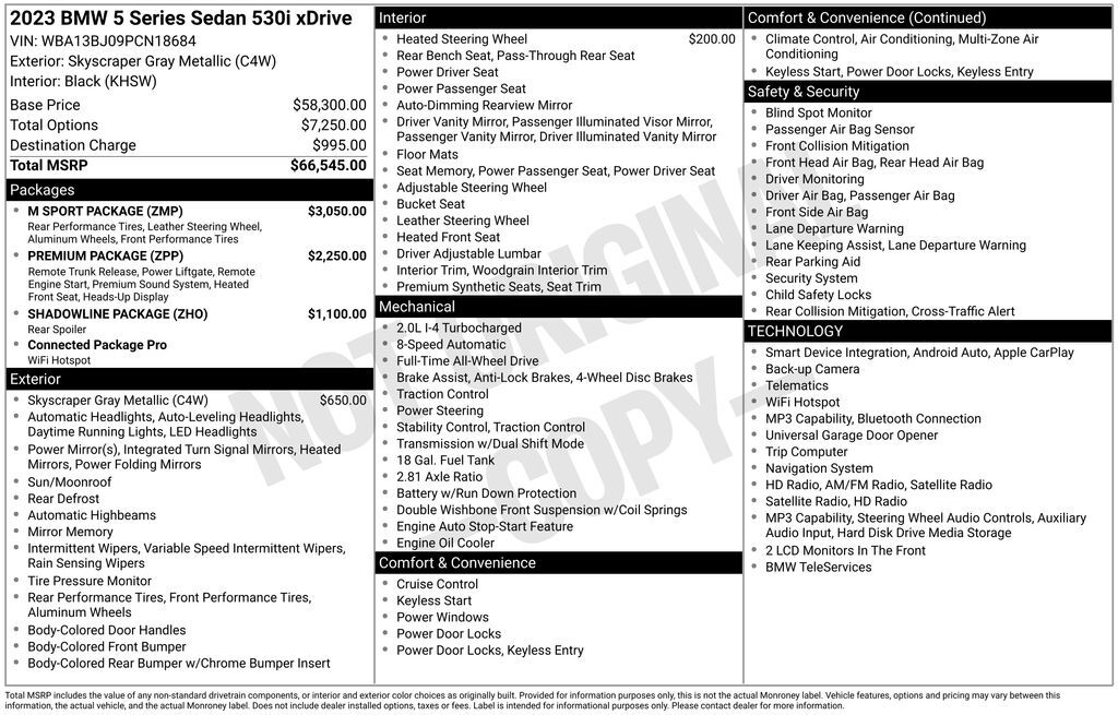 2023 BMW 5 Series 530i xDrive San Clemente CA