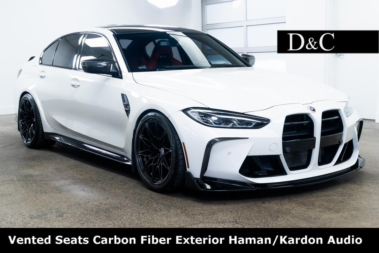 2023 BMW M3 Competition Vented Seats Carbon Fiber Exterior Haman/Kardon Au Portland OR