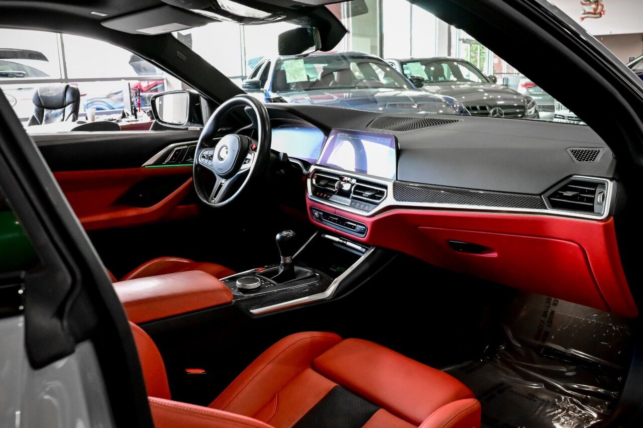 2023 BMW M4 6-Speed Manual, Red Interior, Executive Pkg, Carbon Fiber Trim Springfield NJ
