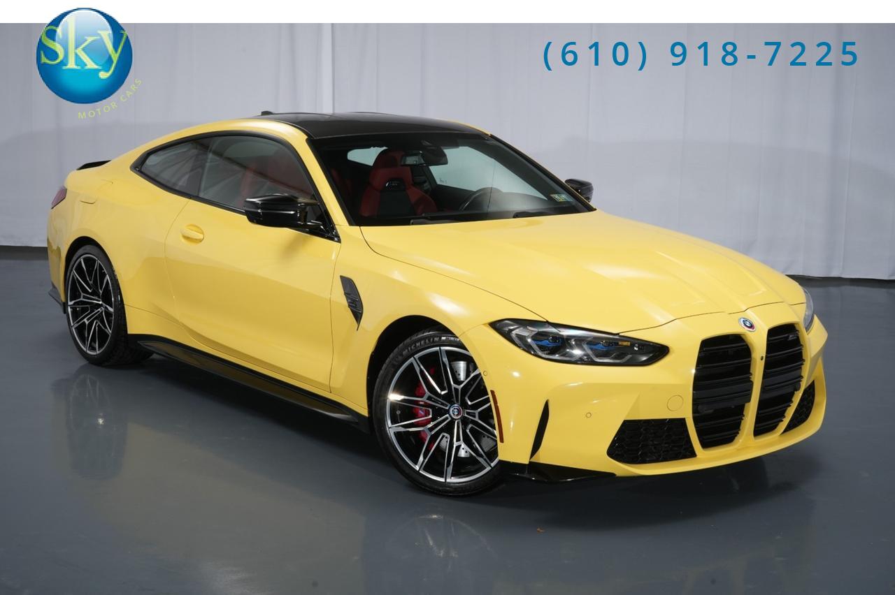 2023 BMW M4 Coupe Competition DAKAR YELLOW West Chester PA