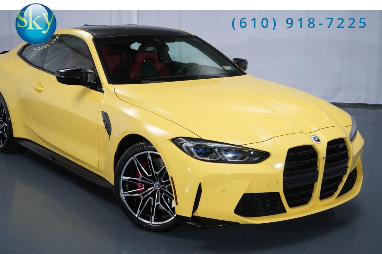 2023 BMW M4 Coupe Competition DAKAR YELLOW West Chester PA