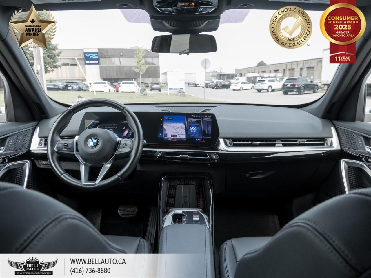 2023 BMW X1 xDrive28i, NAVI, PANO, BACKUPCAM, B.SPOT, APPLECARPLAY®, WIRELESSCHARGING, SENSORS, NOACCIDENT Toronto ON