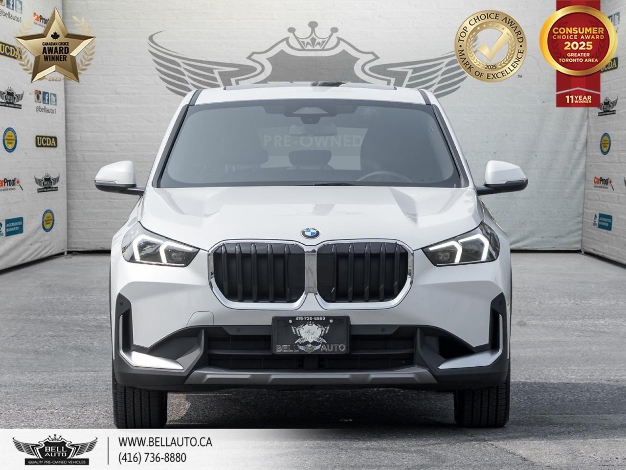 2023 BMW X1 xDrive28i, NAVI, PANO, BACKUPCAM, B.SPOT, APPLECARPLAY®, WIRELESSCHARGING, SENSORS, NOACCIDENT Toronto ON