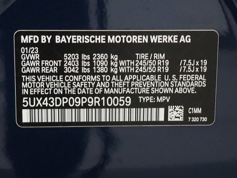 2023 BMW X3 sDrive30i *HEADS-UP DISPLAY, NAVIGATION, LIVE COCKPIT PRO, SAFETY ALERTS, 360 VIEW CAMERAS, COLOR TOUCHSCREEN, PANORAMA MOONROOF, HEATED SEATS/STEERING, COMFORT ACCESS, ANDROID & APPLE Round Rock TX