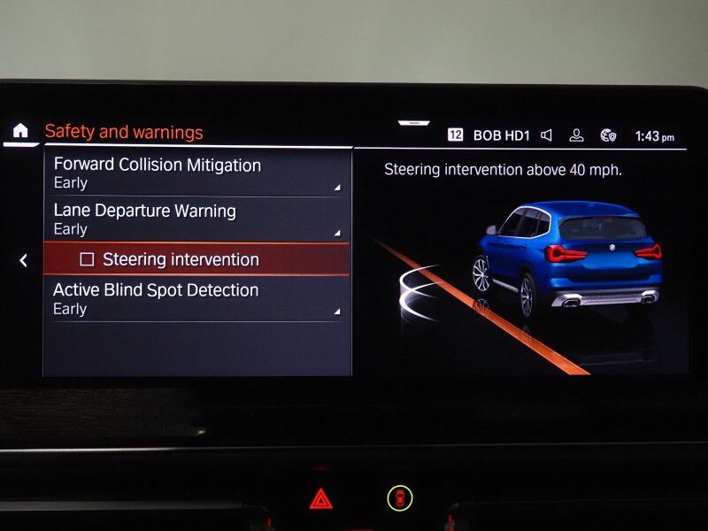 2023 BMW X3 sDrive30i *HEADS-UP DISPLAY, NAVIGATION, LIVE COCKPIT PRO, SAFETY ALERTS, 360 VIEW CAMERAS, COLOR TOUCHSCREEN, PANORAMA MOONROOF, HEATED SEATS/STEERING, COMFORT ACCESS, ANDROID & APPLE Round Rock TX