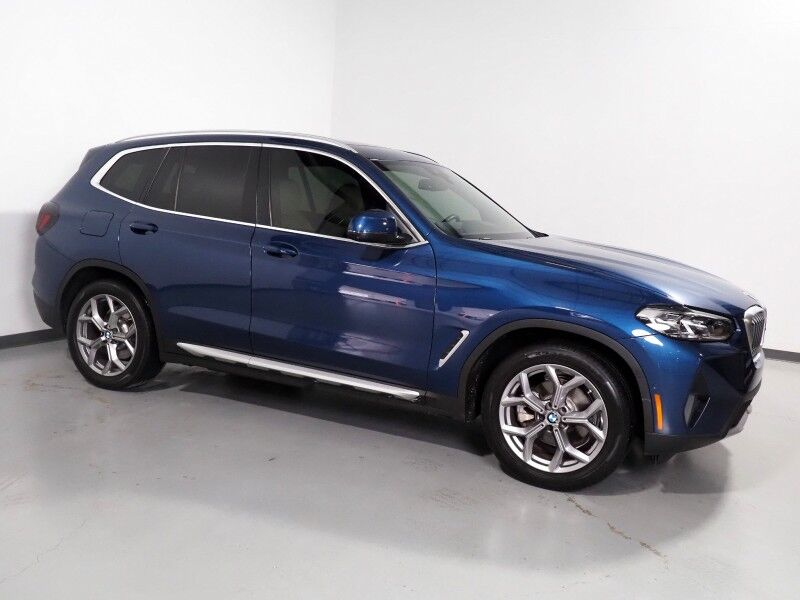 2023 BMW X3 sDrive30i *HEADS-UP DISPLAY, NAVIGATION, LIVE COCKPIT PRO, SAFETY ALERTS, 360 VIEW CAMERAS, COLOR TOUCHSCREEN, PANORAMA MOONROOF, HEATED SEATS/STEERING, COMFORT ACCESS, ANDROID & APPLE