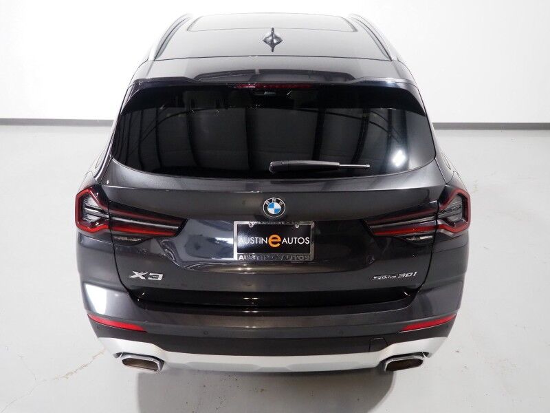 2023 BMW X3 sDrive30i *NAVIGATION, LIVE COCKPIT PRO, SAFETY ALERTS, 360 VIEW CAMERAS, COLOR TOUCHSCREEN, PANORAMA MOONROOF, HEATED SEATS/STEERING, COMFORT ACCESS, REMOTE START, WIRELESS CHARGING, ANDROID & APPLE Round Rock TX