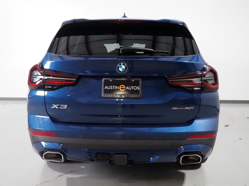 2023 BMW X3 sDrive30i *NAVIGATION, LIVE COCKPIT PRO, SAFETY ALERTS, 360 VIEW CAMERAS, COLOR TOUCHSCREEN, PANORAMA MOONROOF, HEATED SEATS/STEERING, COMFORT ACCESS, WIRELESS CHARGING, ANDROID & APPLE Round Rock TX