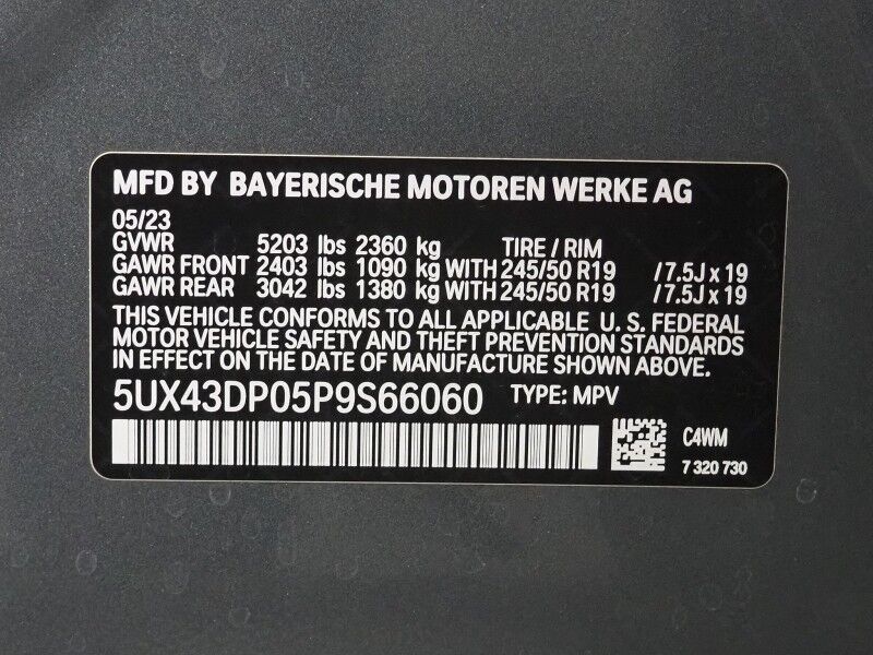 2023 BMW X3 sDrive30i *NAVIGATION, SAFETY ALERTS, 360 VIEW CAMERAS, COLOR TOUCHSCREEN, PANORAMA MOONROOF, HEATED SEATS, POWER LIFTGATE, COMFORT ACCESS, WIRELESS CHARGING, ANDROID & APPLE Round Rock TX