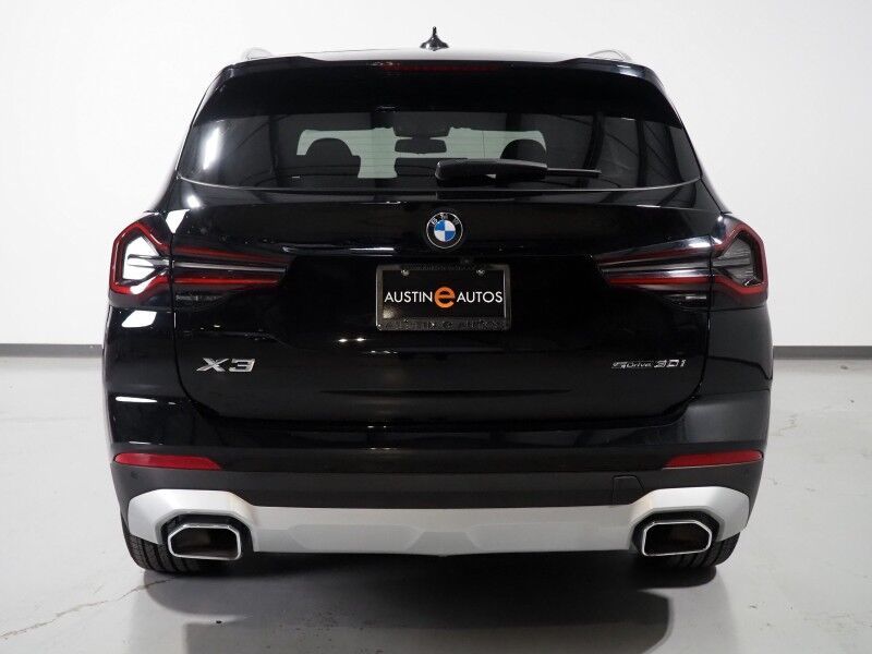 2023 BMW X3 sDrive30i *NAVIGATION, SAFETY ALERTS, BACKUP-CAMERA, COLOR TOUCHSCREEN, PANORAMA MOONROOF, HEATED SEATS, POWER LIFTGATE, COMFORT ACCESS, LED HEADLIGHTS, ANDROID & APPLE Round Rock TX