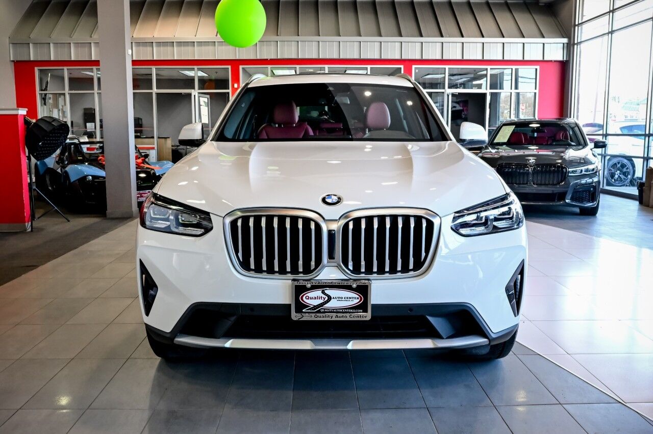 2023 BMW X3 xDrive30i, RED INTERIOR, Pano Roof, Convenience Pkg, Remote Start