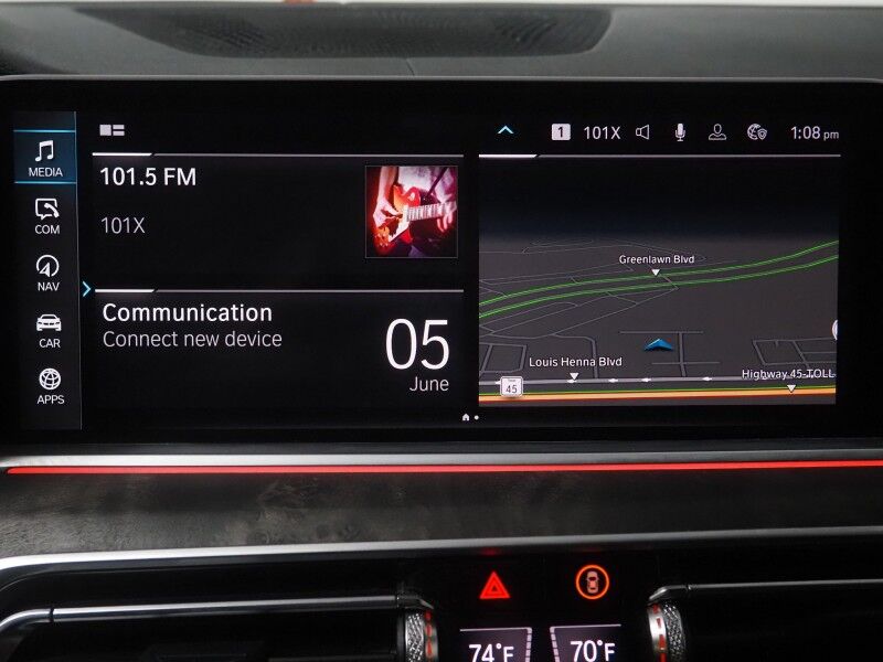 2023 BMW X5 xDrive45e Plug-In Hybrid AWD *M SPORT, EXECUTIVE PKG, HEADS-UP DISPLAY, NAVIGATION, LIVE COCKPIT PRO, SAFETY ALERTS, 360 CAMERAS, PANO SKY LOUNGE ROOF, MERINO LEATHER, HEATED MULTI-CONTOUR SEATS, ICON LED HEADLIGHTS, 20 INCH WHEELS, ANDROID & APPLE Round Rock TX
