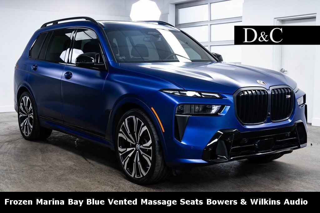 2023 BMW X7 M60i Frozen Marina Bay Blue Vented Massage Seats Bowers for ...