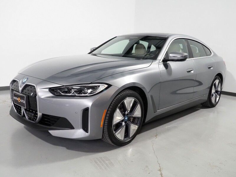 2023 BMW i4 eDrive35 Gran Coupe *HEADS-UP DISPLAY, NAVIGATION, CURVED DISPLAY, ADAPTIVE CRUISE, SAFETY ALERTS, BACKUP-CAMERA, MOONROOF, HEATED SEATS/STEERING, HARMAN/KARDON, WIRELESS CHARGING, ANDROID & APPLE Round Rock TX