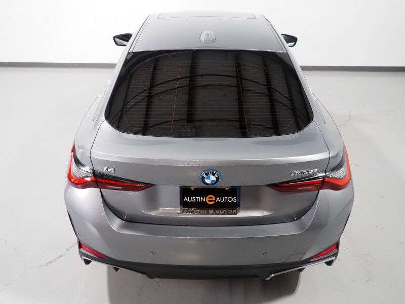 2023 BMW i4 eDrive35 Gran Coupe *HEADS-UP DISPLAY, NAVIGATION, CURVED DISPLAY, SAFETY ALERTS, 360 CAMERAS, MOONROOF, HEATED SEATS/STEERING, COMFORT ACCESS, POWER LIFTGATE, 19 INCH WHEELS, WIRELESS CHARGING, ANDROID & APPLE Round Rock TX