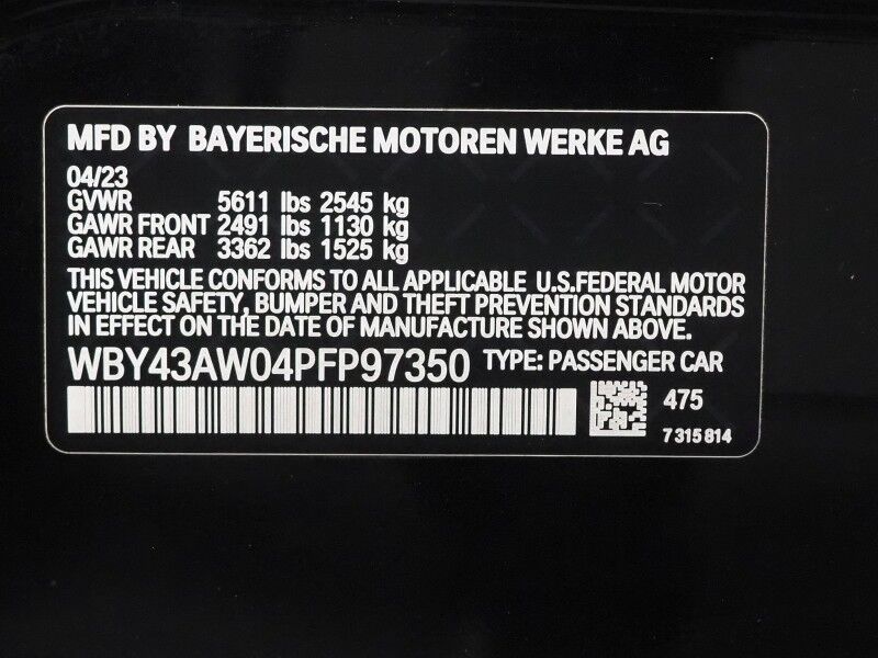 2023 BMW i4 eDrive35 Gran Coupe *HEADS-UP DISPLAY, NAVIGATION, CURVED DISPLAY, SAFETY ALERTS, 360 CAMERAS, MOONROOF, HEATED SEATS/STEERING, COMFORT ACCESS, POWER LIFTGATE, 19 INCH WHEELS, WIRELESS CHARGING, ANDROID & APPLE Round Rock TX