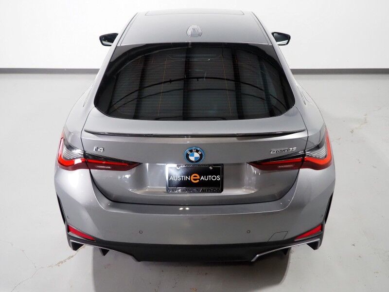 2023 BMW i4 eDrive35 Gran Coupe *HEADS-UP DISPLAY, NAVIGATION, CURVED DISPLAY, SAFETY ALERTS, 360 CAMERAS, MOONROOF, LEATHER, HEATED SEATS/STEERING, COMFORT ACCESS, 19 INCH WHEELS, HARMAN/KARDON, WIRELESS CHARGING, ANDROID & APPLE Round Rock TX