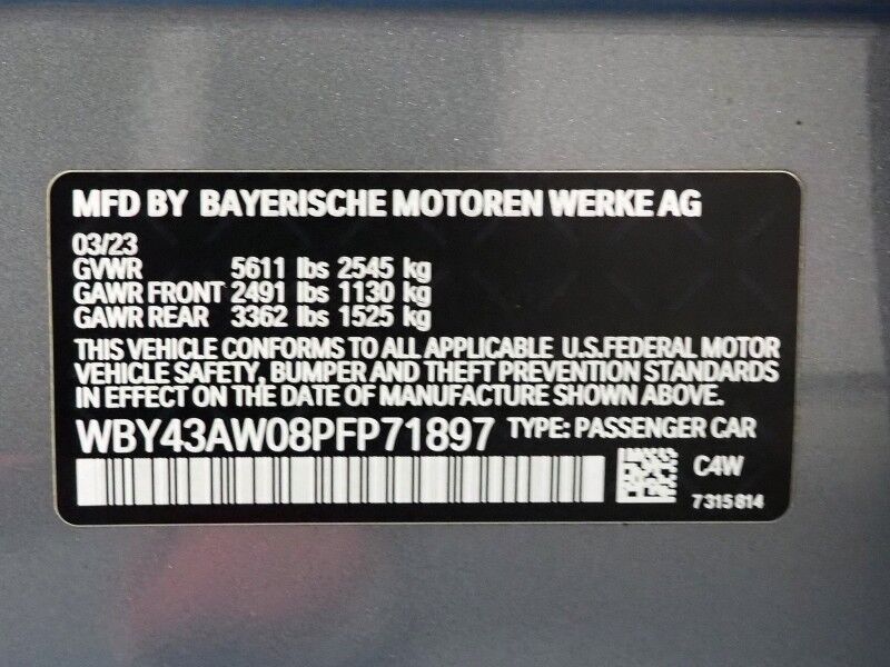 2023 BMW i4 eDrive35 Gran Coupe *NAVIGATION, CURVED DISPLAY, ADAPTIVE CRUISE, SAFETY ALERTS, 360 VIEW CAMERAS, MOONROOF, HEATED SEATS/STEERING, COMFORT ACCESS, HARMAN/KARDON, ANDROID & APPLE Round Rock TX