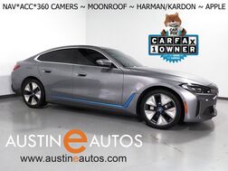 2023_BMW_i4 eDrive35 Gran Coupe_*NAVIGATION, CURVED DISPLAY, ADAPTIVE CRUISE, SAFETY ALERTS, 360 VIEW CAMERAS, MOONROOF, HEATED SEATS/STEERING, COMFORT ACCESS, HARMAN/KARDON, WIRELESS CHARGING, APPLE CARPLAY_ Round Rock TX