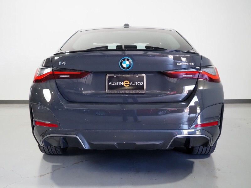 2023 BMW i4 eDrive40 Gran Coupe *M SPORT, DRIVING ASSIST PRO, HEADS-UP DISPLAY, NAVIGATION, ADAPTIVE CRUISE, CURVED DISPLAY, SAFETY ALERTS, 360 CAMERAS, MOONROOF, VERNASCA LEATHER, CLIMATE SEATS, HEATED STEERING, HARMAN/KARDON, ANDROID & APPLE Round Rock TX