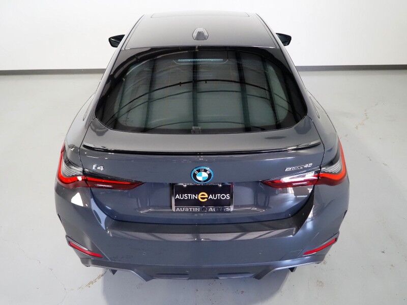 2023 BMW i4 eDrive40 Gran Coupe *M SPORT, DRIVING ASSIST PRO, HEADS-UP DISPLAY, NAVIGATION, ADAPTIVE CRUISE, CURVED DISPLAY, SAFETY ALERTS, 360 CAMERAS, MOONROOF, VERNASCA LEATHER, CLIMATE SEATS, HEATED STEERING, HARMAN/KARDON, ANDROID & APPLE Round Rock TX