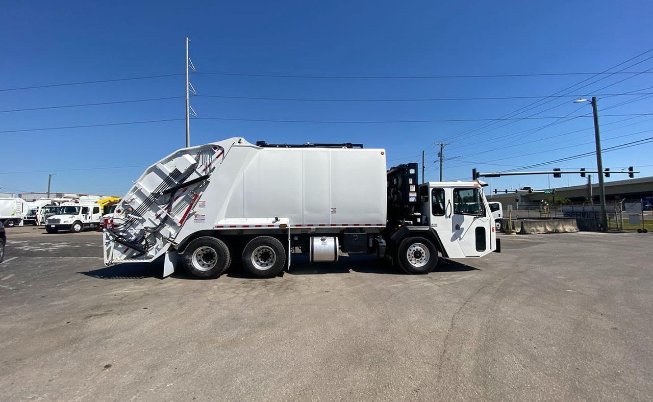 2023 Battle Motors LET2 25 yd. Pac-Tech Rear Loader Garbage Truck Tampa FL