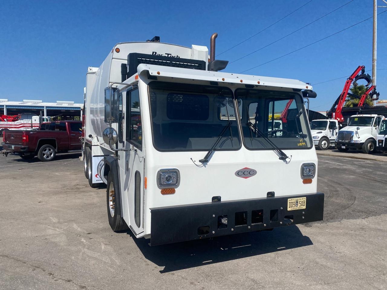 2023 Battle Motors LET2 25 yd. Pac-Tech Rear Loader Garbage Truck Tampa FL