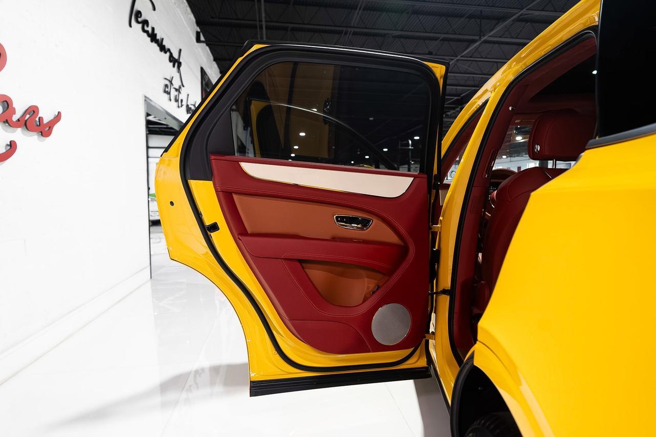 2023 Bentley Bentayga Azure Monaco Yellow paint, bespoke leather interior, four-passenger configuration AND MUCH MORE!! Fort Lauderdale FL