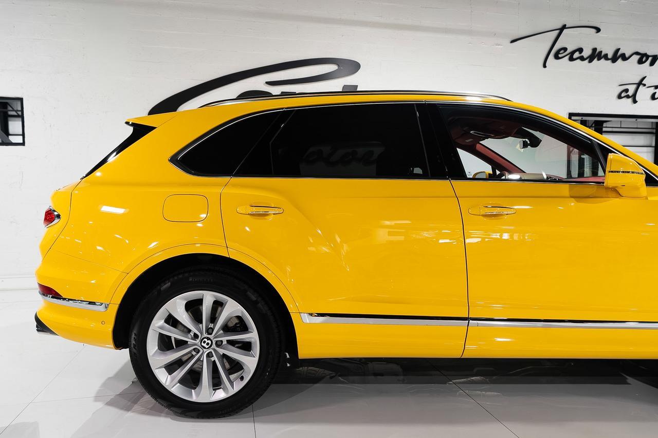 2023 Bentley Bentayga Azure Monaco Yellow paint, bespoke leather interior, four-passenger configuration AND MUCH MORE!! Fort Lauderdale FL