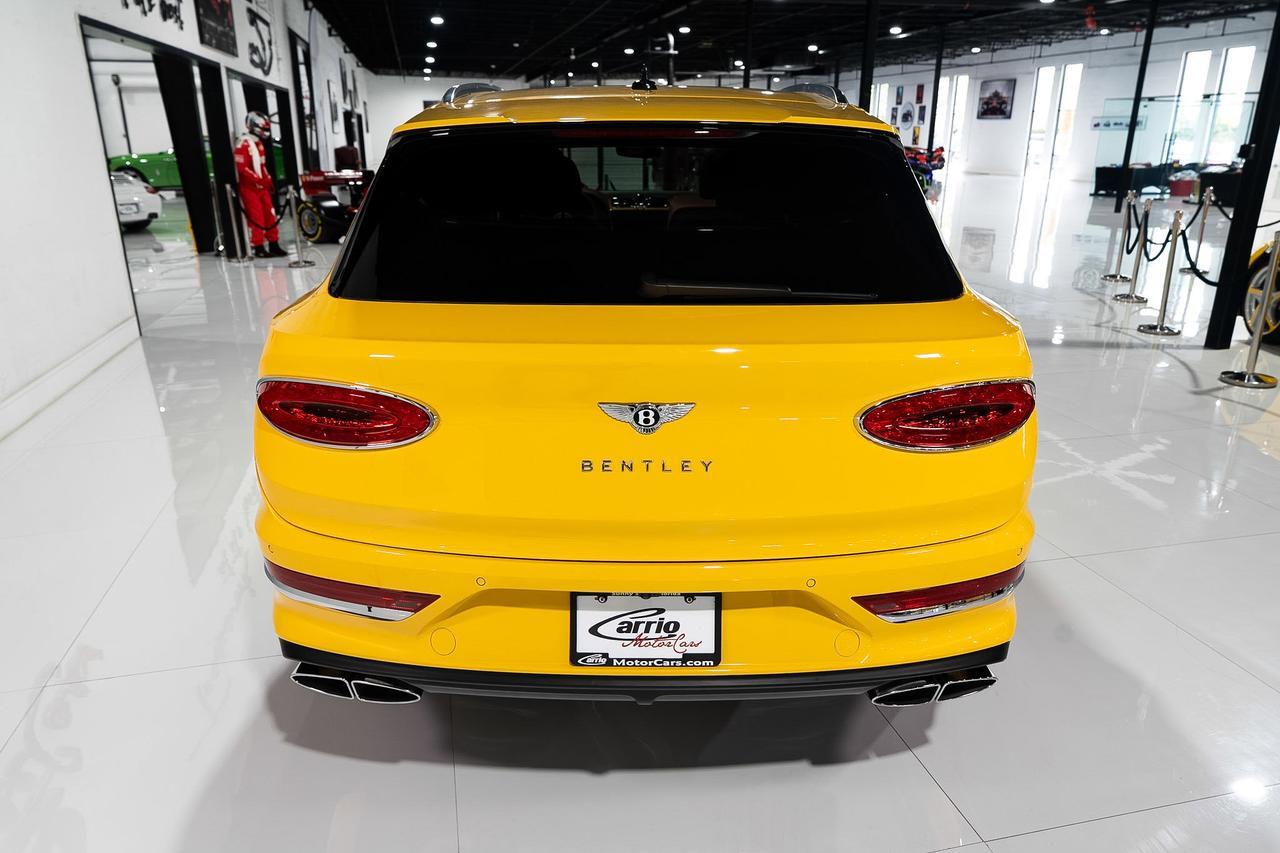 2023 Bentley Bentayga Azure Monaco Yellow paint, bespoke leather interior, four-passenger configuration AND MUCH MORE!! Fort Lauderdale FL