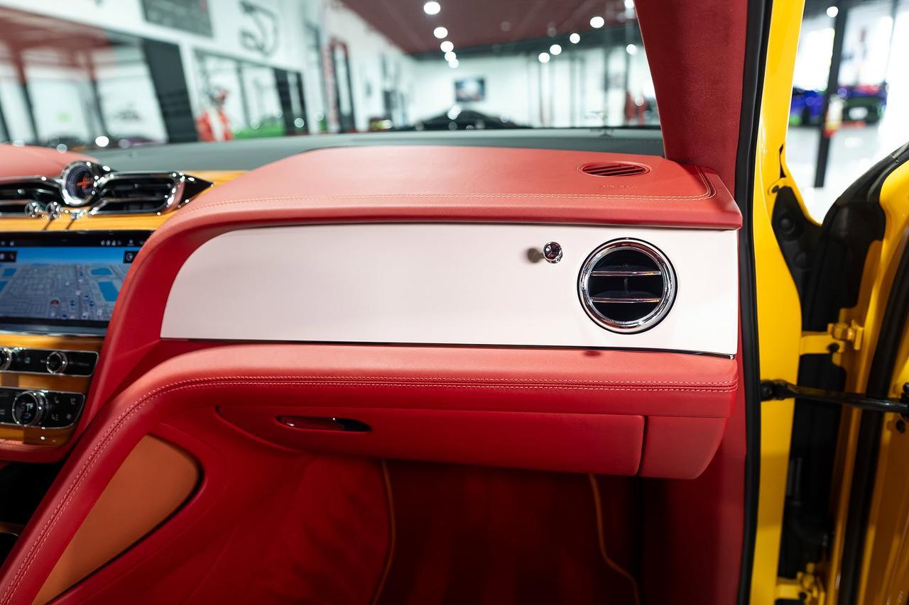 2023 Bentley Bentayga Azure Monaco Yellow paint, bespoke leather interior, four-passenger configuration AND MUCH MORE!! Fort Lauderdale FL