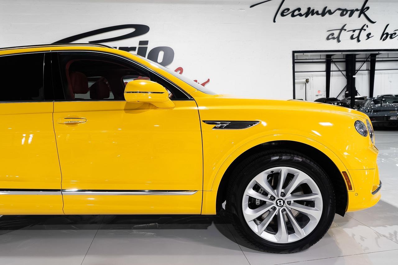 2023 Bentley Bentayga Azure Monaco Yellow paint, bespoke leather interior, four-passenger configuration AND MUCH MORE!! Fort Lauderdale FL