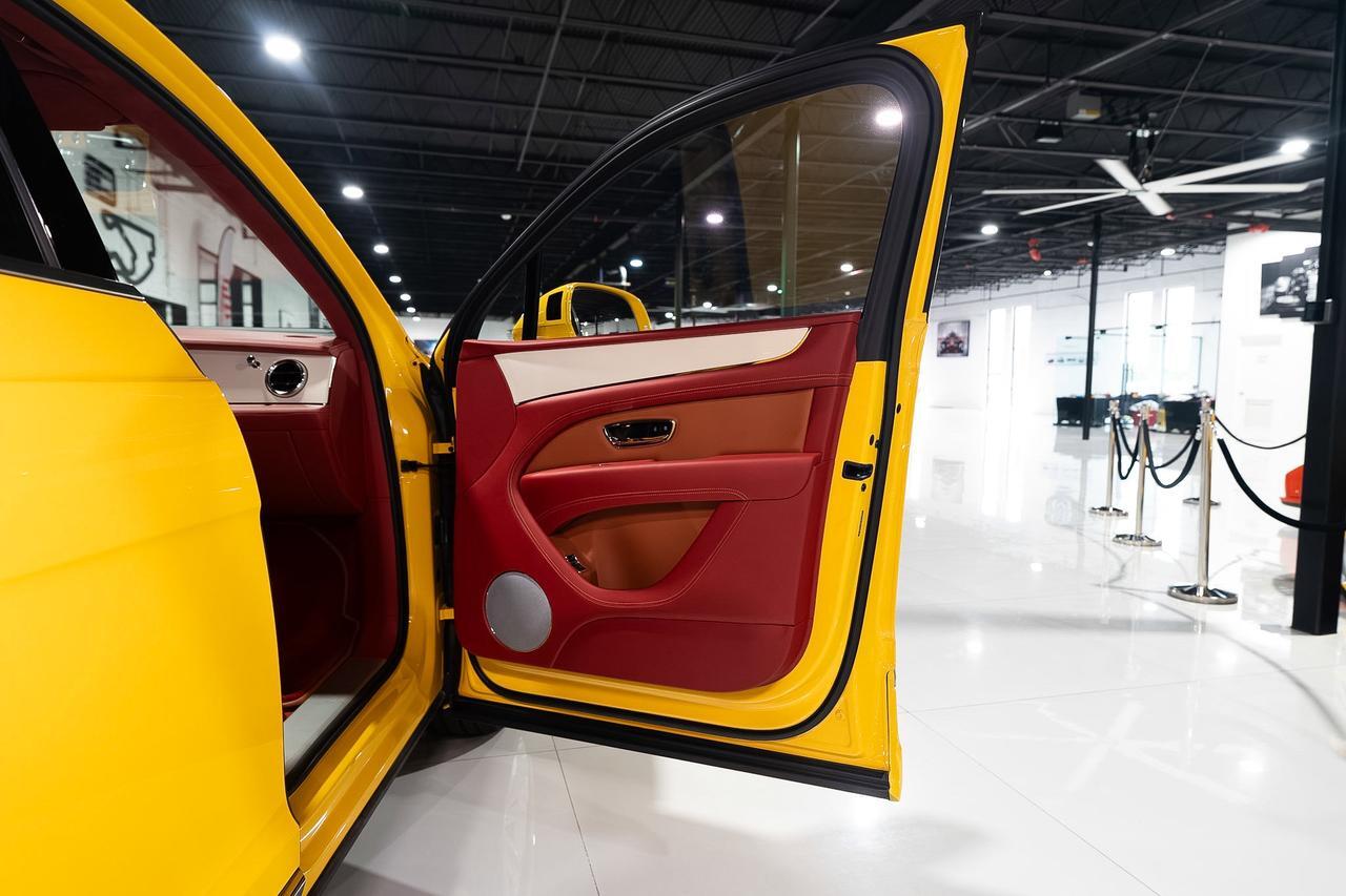 2023 Bentley Bentayga Azure Monaco Yellow paint, bespoke leather interior, four-passenger configuration AND MUCH MORE!! Fort Lauderdale FL