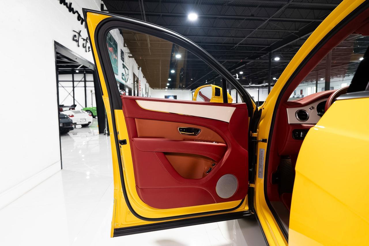 2023 Bentley Bentayga Azure Monaco Yellow paint, bespoke leather interior, four-passenger configuration AND MUCH MORE!! Fort Lauderdale FL