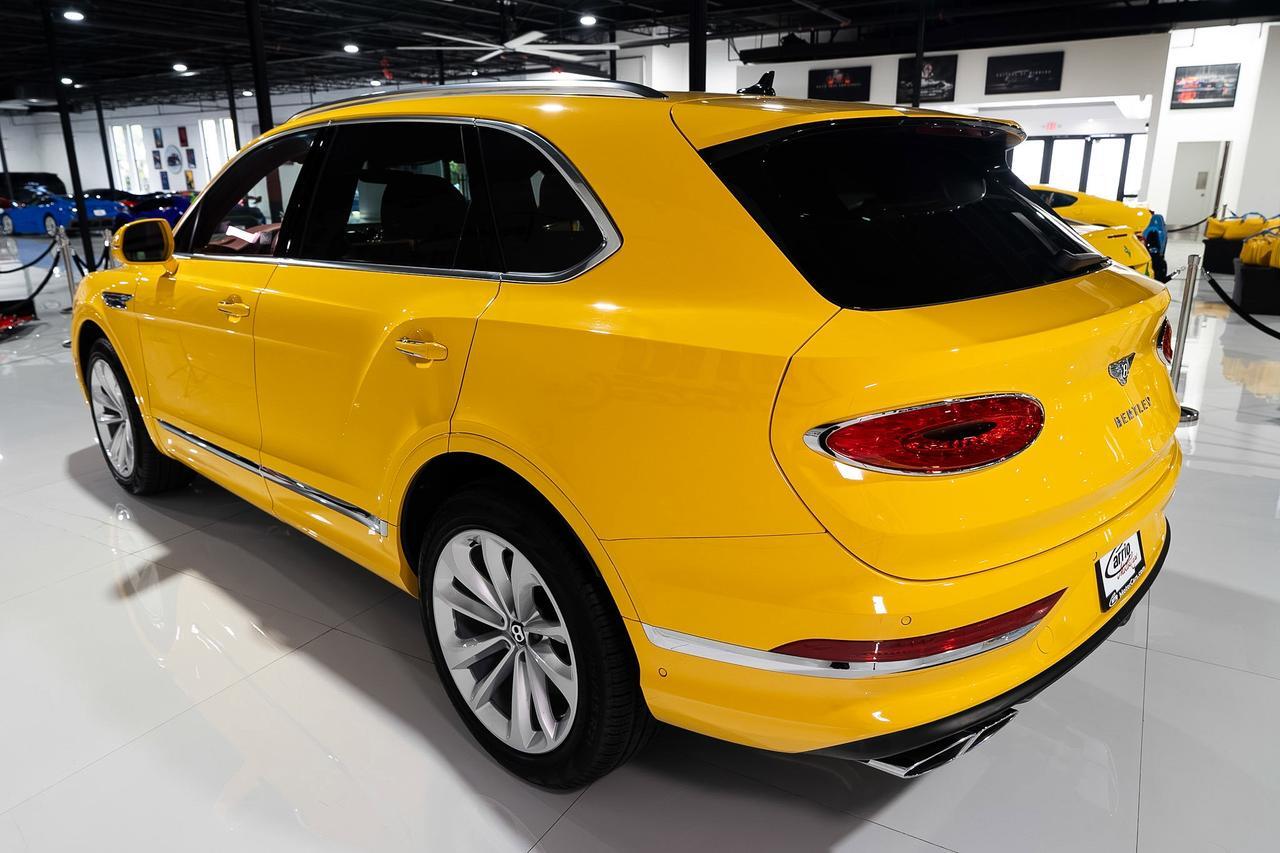 2023 Bentley Bentayga Azure Monaco Yellow paint, bespoke leather interior, four-passenger configuration AND MUCH MORE!! Fort Lauderdale FL