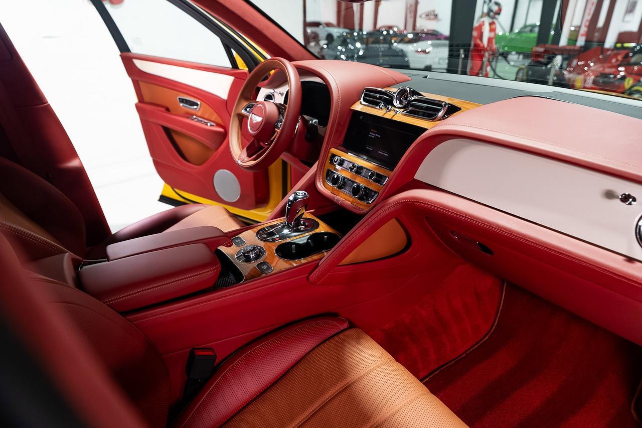 2023 Bentley Bentayga Azure Monaco Yellow paint, bespoke leather interior, four-passenger configuration AND MUCH MORE!! Fort Lauderdale FL
