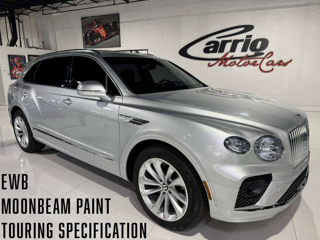 2023 Bentley Bentayga EWB V8 Moonbeam paint, Beluga interior, Touring Specification AND MUCH MORE!! Fort Lauderdale FL
