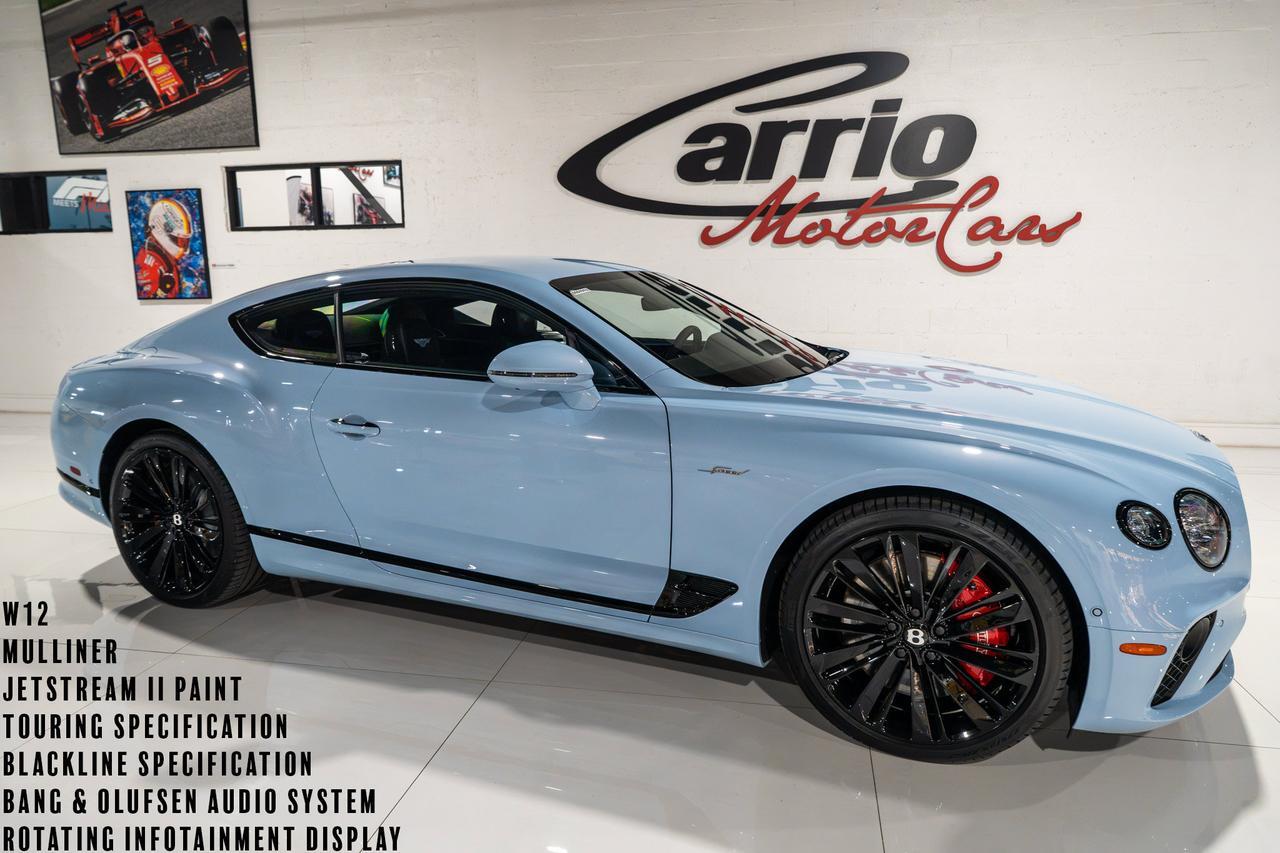 2023 Bentley Continental GT Mulliner W12 Jetstream II paint,Bang & Olufsen audio,Blackline Specification AND MUCH MORE!!