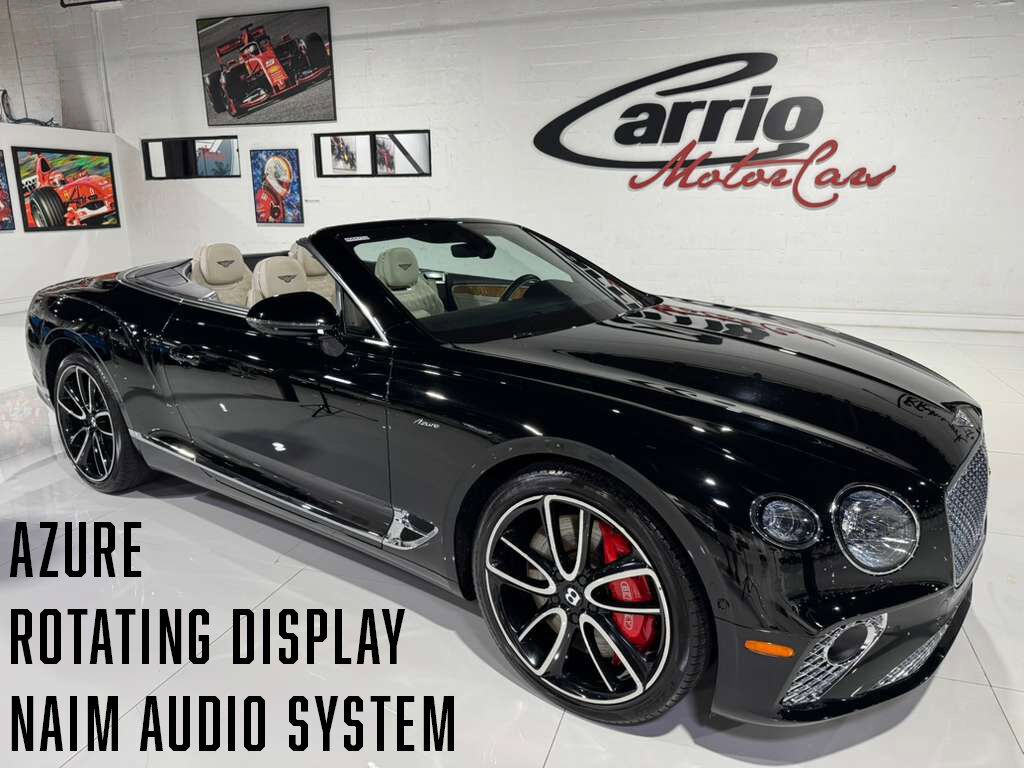 2023 Bentley Continental GTC Azure Naim audio system, rotating display AND MUCH MORE!! Fort Lauderdale FL